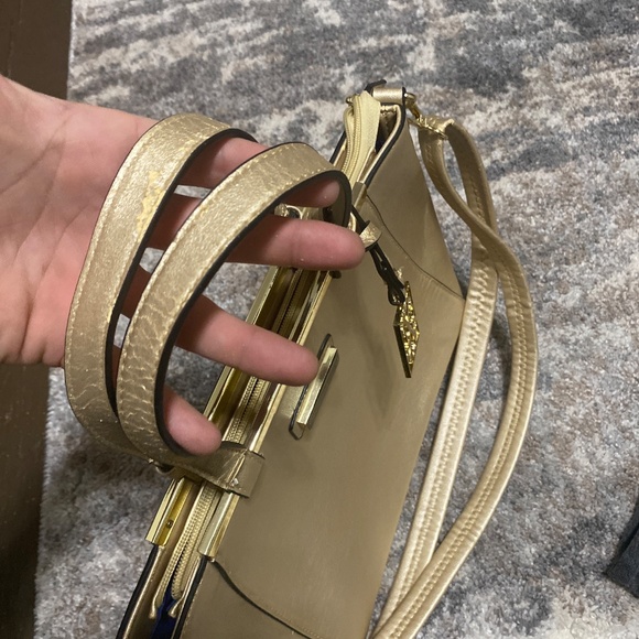 Christian Lacroix Gold And Black Bag shoulder Purse Tote Bag - Picture 15 of 17